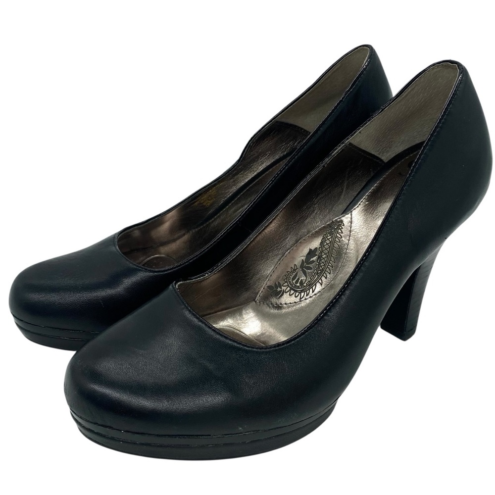 Sofft Softwalk Black Leather Pumps Heels